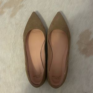 J.Crew Pointed Flats - Suede